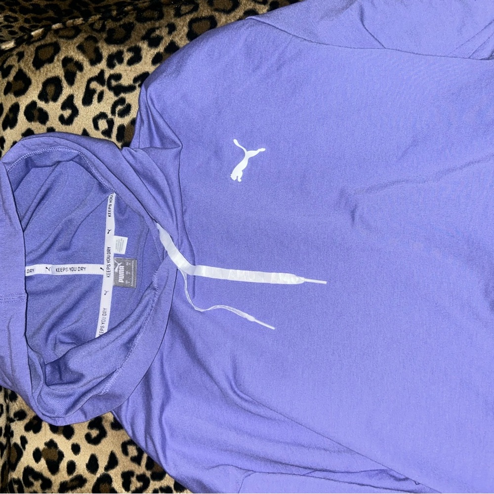 PURPLE PUMA HOODIE